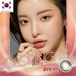 Lensme QLORING BLACK 2P คอนแทคเลนส์ เลนส์เกาหลี