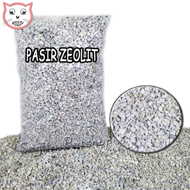 ZEOLITE REPACK CAT SAND 2 KG NUMBER 1 2 3 สําหรับนักแสดงแมว