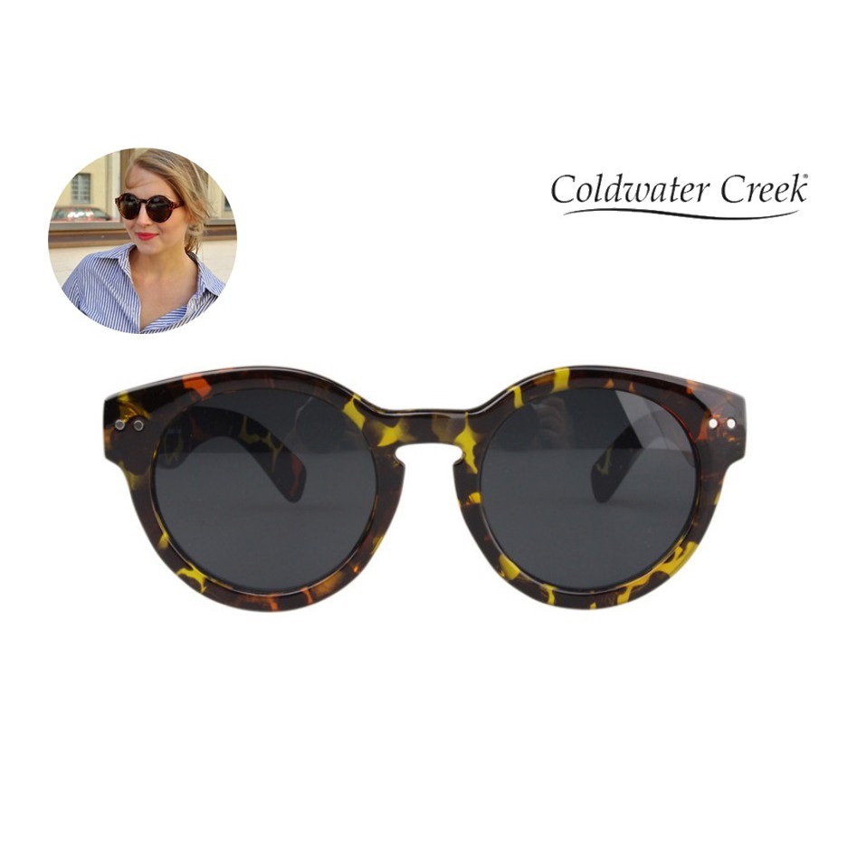 แว่นกันแดด Coldwater Creek Sunglasses ขนาด 43-17 143 mm. ลายกระ (ของแท้ 100%) แบรนด์ดังจากอเมริกา ดี
