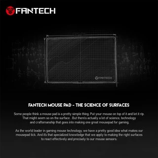 แผ่นรองเมาส์ FANTECH รุ่น MP292 MP902 Gaming Mouse pad speed แฟนเทค แผ่นรองเมาส์ แบบสปีด สำหรับเล่นเกมส์