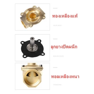 โซลินอยด์ วาล์ว2นิ้ว ทองเหลือง กันน้ำIP55 220V