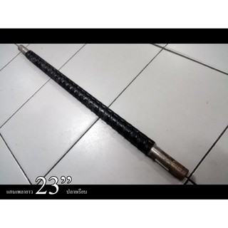 แกนเพลา เหล็กข้ออ้อยตัน สำหรับล้อรถเข็น ขนาด 1" ยาว 23"(58.5cm)ปลายเรียบ (สินค้าแท้ 100%) by JHW