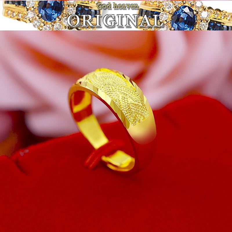 สไตล์ผู้ชายและผู้หญิง Cincin emas 916 tulen