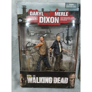 McFarlane Toys The Walking Dead TV Series 4, Merle &amp; Daryl Dixon Brothers, 2-Figure Pack **แพคไม่สวย**