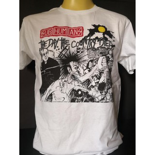 เสื้อนำเข้า Subhumans The Day the Country Died Ska Hardcore Punk Rock Retro Style Vintage T-Shirt