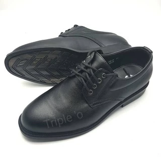 CSB ** มีถึงไซส์ 47 ** รองเท้าหนังผูกเชือก สีดำ CM545 ไซส์ 39-47