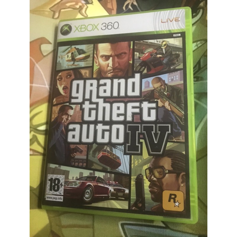 ขายแผ่น Xbox 360 แผ่น Eng เกมส์ ( GTA ) Grand theft auto IV คู่มือครบ มีแผนที่ขนาดใหญ่น่าสะสม ( แผ่น made in EU )