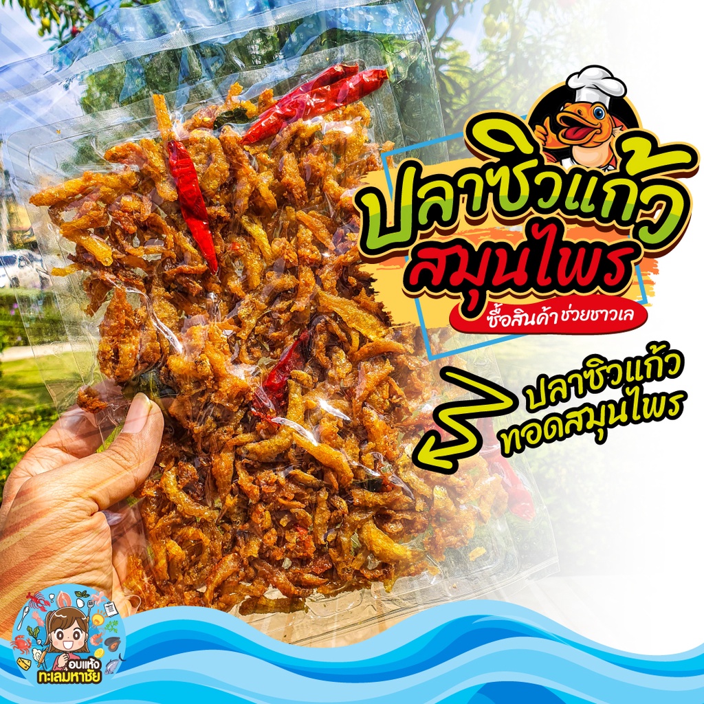 ปลาซิวแก้ว ปลาซิวทอดกรอบ สมุนไพร รสชาติอร่อย ส่งตรงจาก มหาชัย แพ็ค 200-500 กรัม และ 1 กิโลกรัม