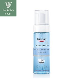 //ของแท้ฉลากไทย//  Eucerin UltraSENSITIVE Micellar Water Foam [Hyaluron] 150 ml.