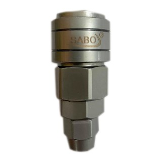 คอปเปอร์ข้อต่อลม20 SP PU ล็อคสายลมตัวเมีย ยี่ห้อSABO เกรดS ส่งฟรี!!