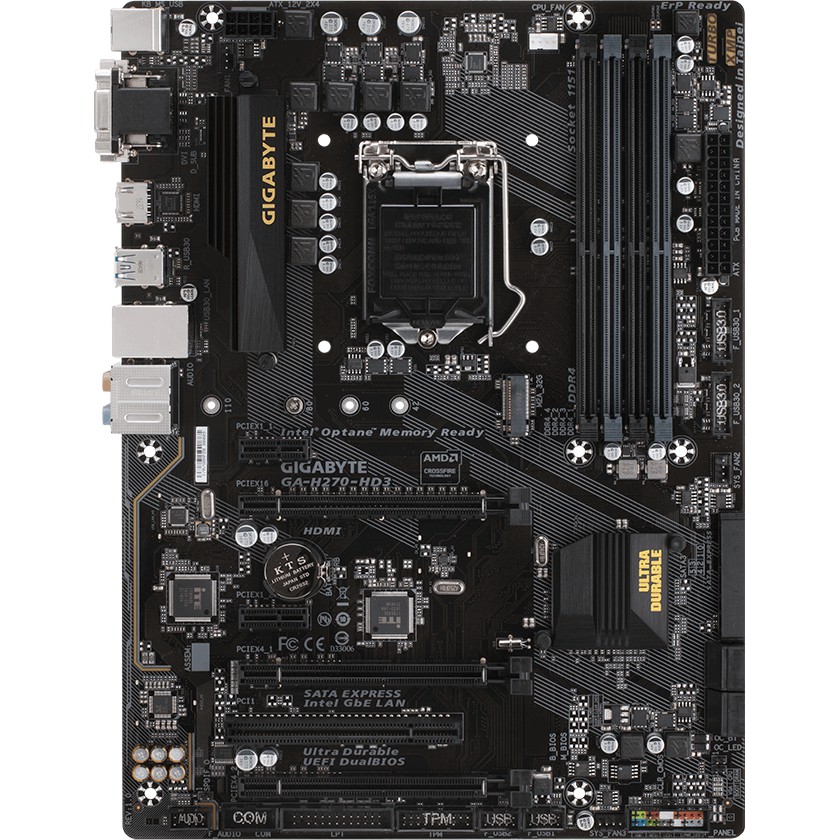 1151 GIGABYTE GA-H270-HD3 พร้อมส่ง