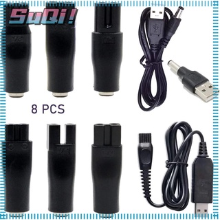 Suqi อะแดปเตอร์สายชาร์จ USB 5V สําหรับปัตตาเลี่ยนตัดผม