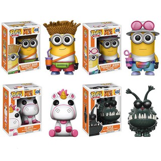 Funko Pop! โมเดลฟิกเกอร์ Despicable Me Unicorn Minions Dave Jerry ของเล่นสําหรับเด็ก