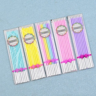 เทียนวันเกิด เทียนยาวสีเรนโบว์ เทียนเรนโบว์ เทียนยาว เทียนเกาหลี เทียนวันเกิดแบบใหม่ เทียนวันเกิดพาสเทล เทียนสีพาสเทล