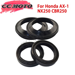 โช๊คอัพตะเกียบหน้า กันฝุ่น และน้ํามัน สําหรับรถจักรยานยนต์ Honda AX-1 NX250 CBR250 XR250 CBR600F CB500 S