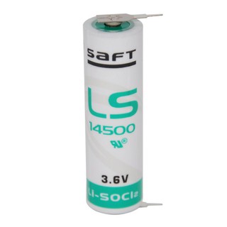 SAFT ของแท้ LS14500 ลงปริ้น  3.6V AA แบตเตอรี่ลิเธียม PLC ควบคุมอุตสาหกรรมอุปกรณ์