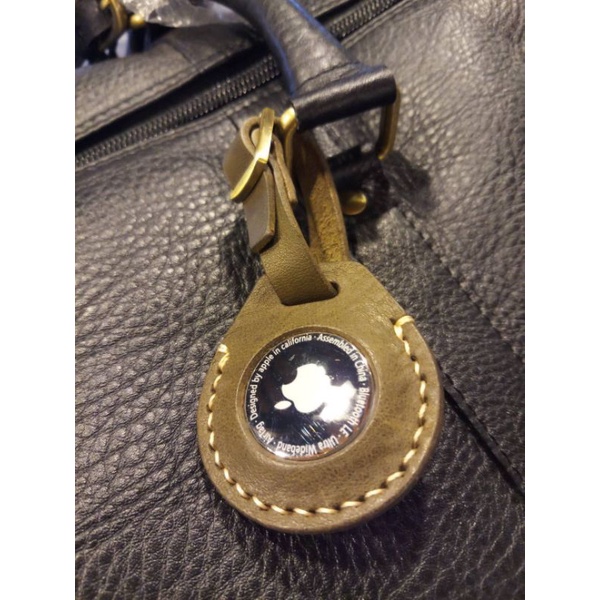 AirTag ♥️ Apple AirTag ♥️เคส Air Tag หนังวัวแท้ ♥️ ปลอกหนังแท้สวม AirTag ♥️