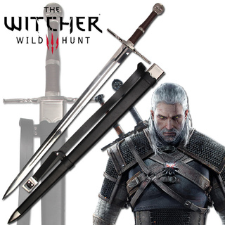 ดาบอัศวิน จากเกมดัง The Witcher Wild Hunt เดอะวิชเชอร์ ไวลด์ฮันต์ ดาบนักรบ Samurai มีดดาบ ดาบซามูไร Roman Warrior Sword