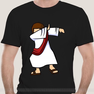 ROUND คอลูกเรือเสื้อยืด พิมพ์ลาย dabbing jesus christian Dab Dance เหมาะกับของขวัญคริสต์มาส สําหรับผู้หญิง-4XL