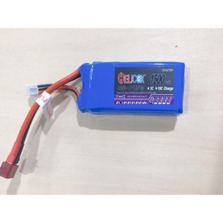 แบตเตอรี่ลิโพ Helicox 1500mah (7.4v/11.1v)(2เซล/3เซล) 30C ปลั้กดีน dean