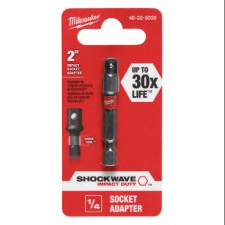 แปลงหัวบล็อค Milwaukee 48-32-5030 Impact Socket Adapter 1ชิ้น 1/4นิ้ว