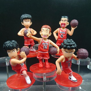 โมเดล Slam Dunk สแลมดังก์ ทีม โชโฮคุ ตัวจริง 5 คน ขนาด 7 Cm แบบที่่ #1 ซากุรางิ/รุคาว่า/เรียวตะ/มิสึอิ/อาคางิ ราคาถูก💥