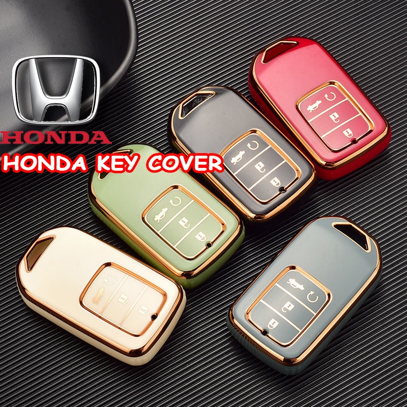 เคสกุญแจรีโมทรถยนต์ สําหรับ honda Civic CRV BRV City Accord 2014 to 2020 กรอบกุญแจ honda ของแต่งรถยนต์ พวงกุญแจ