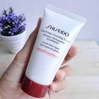 *ปลอมคืนเงิน Shiseido Clarifying Cleansing Foam For All Skin Types (InternalPowerResist) 50ml. โฟมทำความสะอาดผิวหน้า