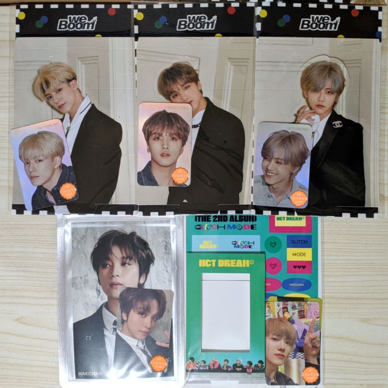We Boom Hologram Photocard Set Jeno Jaemin Haechan 4x6 Photo Haechan Universe Lets Play Ball Mini Fr