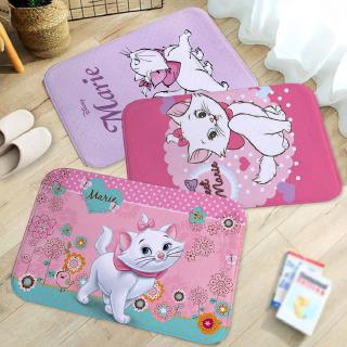 (h &amp; l) พรมเช็ดเท้าลายดิสนีย์ marie cat กันลื่น 40x60 ซม