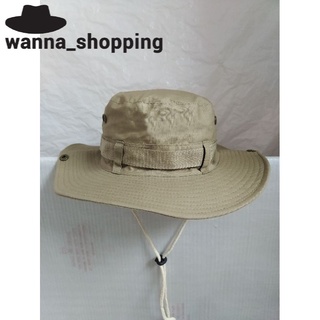 ราคาหมวกเดินป่า วินเทจ ตกปลา ปีนเขา ปีกกว้าง  หมวกbucket  หมวกผู้ชาย-ผู้หญิง.