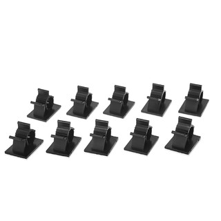 ROX❥10x Cable Clips Adhesive Cord Management Organizer 7.9-10.3mm Wire Clamp