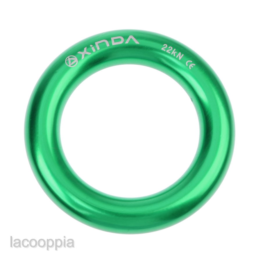 อุปกรณ์เชื่อมต่อ 22KN สีเขียว สําหรับปีนเขา อาร์โบริส