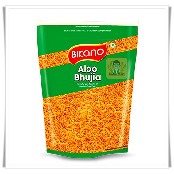 ขนมทานเล่น อาลู บูเยีย ทอด รสเครื่องเทศ ยี่ห้อ บิกาโน จากประเทศอินเดีย-- Bikano – Aloo Bhujia (250, 400 และ 1,000 กรัม)