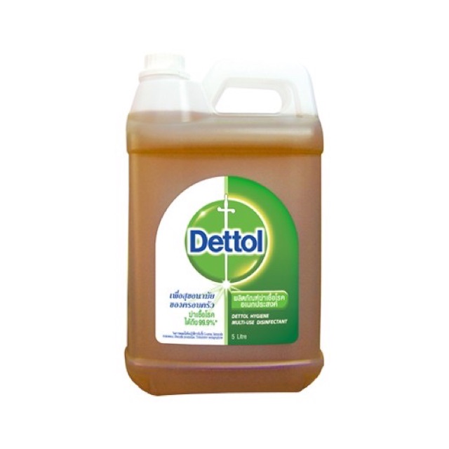 Dettol เดทตอล 5000ml.(5ลิตรใหญ่) น้ำยาฆ่าเชื้อโรคอเนกประสงค์  #ของแท้