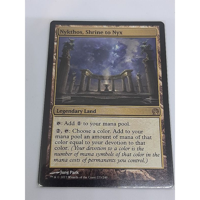 Nykthos, Shrine to Nyx Theros MTG magic rare single