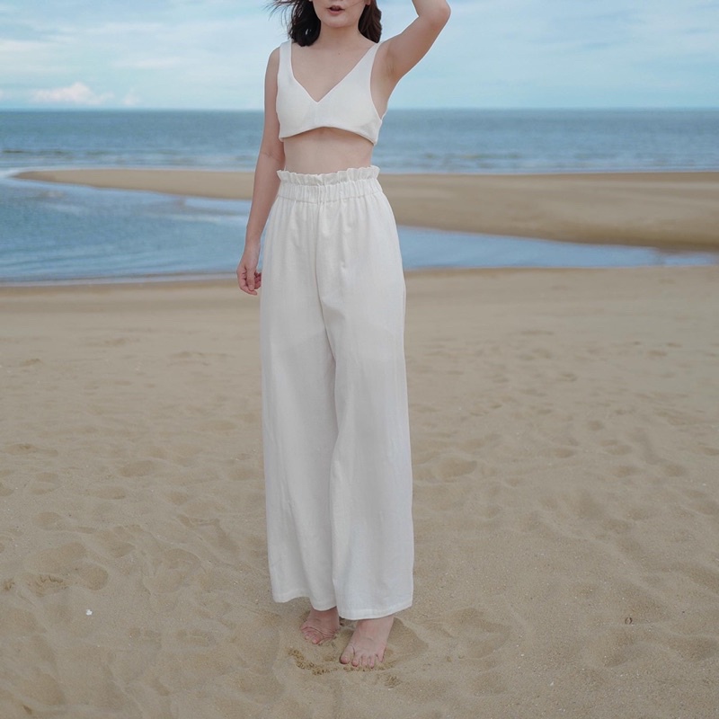 สายเดี่ยว (D) ผ้าฝ้าย (ถ่ายจากสินค้าจริง)