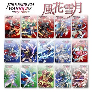 15PCS Fire Emblem Fenghuaxueyue Amiibo Card Unparalleled Amiibo Switch Fire Emblem Linkage Card