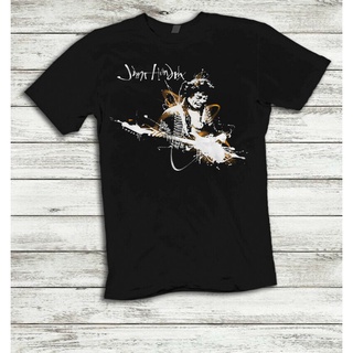 เสื้อยืด แบบนิ่ม พิมพ์ลาย Jimi Hendrix Guitar Legend สําหรับผู้ชาย