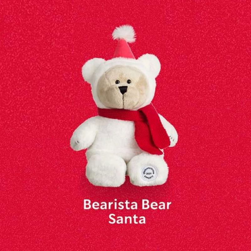 Starbucks Barista Bear Santa Christmas Collection 2021 ตุ๊กตา​หมี​ หมี​ สตาร์บัค​ส์​ ของขวัญ​คริสต์มาส​ ของขวัญ​ปีใหม่​