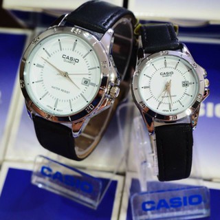 CASIO แท้ 100% นาฬิกาสายหนัง สำหรับคู่รัก