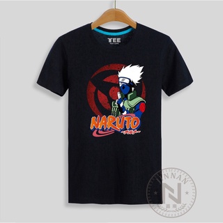 เสื้อยืดผ้าฝ้ายพรีเมี่ยม เสื้อยืดคอกลม☃♨Naruto แขนสั้นเสื้อยืดการ์ตูนอะนิเมะ Uchiha Itachi Sasuke 2 มิติเสื้อผ้ามีทั้งหม