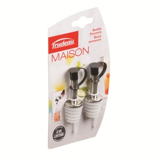 TRUDEAU MAISON SET/2 SPEED POURERS  สเตนเลส พัวเรอร์ อุปกรณ์ช่วยเทเครื่องดื่ม แพ็ค 2