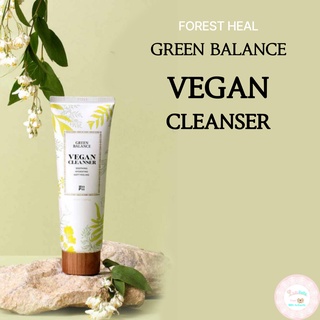 Forest Hill Green Balance Vegan คลีนเซอร์ทําความสะอาดผิวหน้า ส่วนผสมจากธรรมชาติ 100% 100 มล. ให้ความชุ่มชื้น ผ่อนคลาย