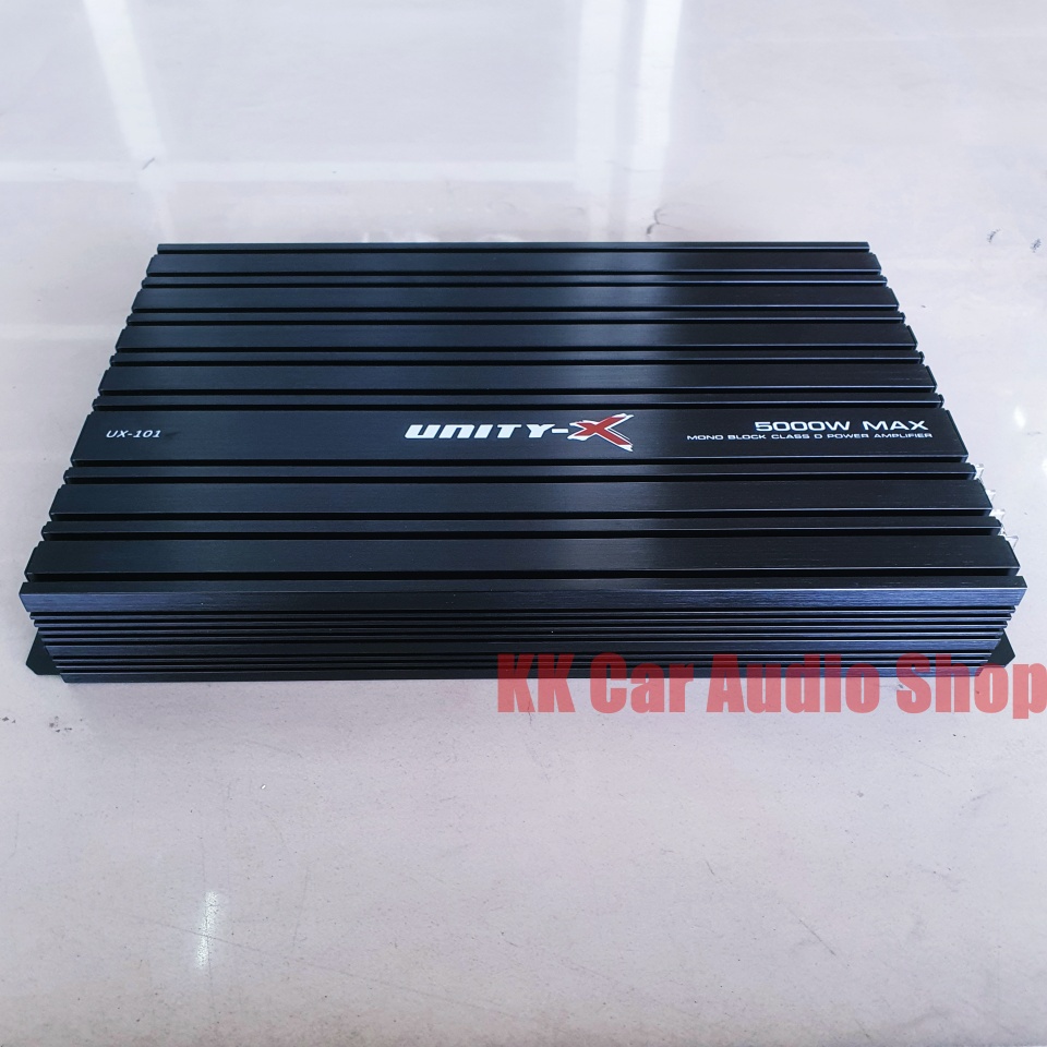 เพาเวอร์แอมป์ คลาสดี 5000W ยี้ห้อ UNITY-X เพาเวอร์แอมป์รถยนต์ CLASS D สำหรับขับซับ 10-12 นิ้ว