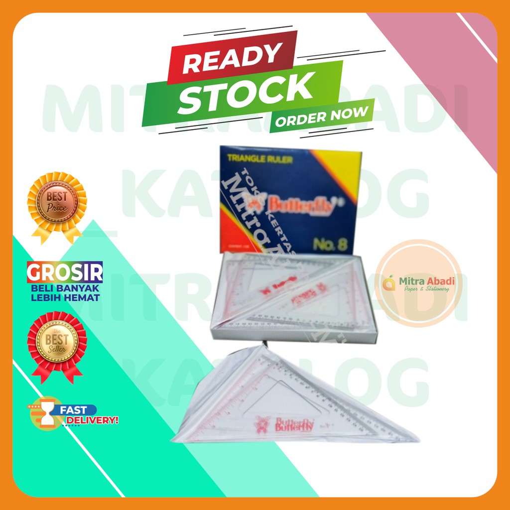 TRIANGLE BUTTERFLY RULER NO. 8