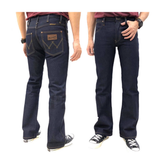 Bootcut DarkBlue Denim กางเกงยีนส์ขาม้าชาย ทรงสวย งานตัดเย็บอย่างดี ป้ายหนังแท้ Size 28-38