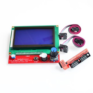 แผงควบคุมหน้าจอ LCD RAMPS1.4 LCD 12864 สําหรับเครื่องพิมพ์ 3D