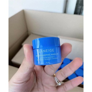 ลาเนจ LANEIGE Water Sleeping Mask สีฟ้า สูตร เติมความชุ่มชื้น 15ml