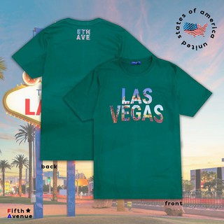 5thave เสื้อยืดแขนสั้น รุ่น City in America (Las vegas)